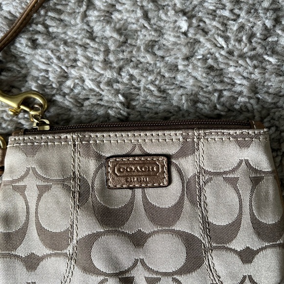 Gold Coach Wristlet - Picture 2 of 4